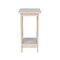 International Concepts Rectangle 24 in X-Sided Plant Stand Ready to, 12 W, 12 L, 24 in H, Wood, Unfinished OT-3071X - alternate 3